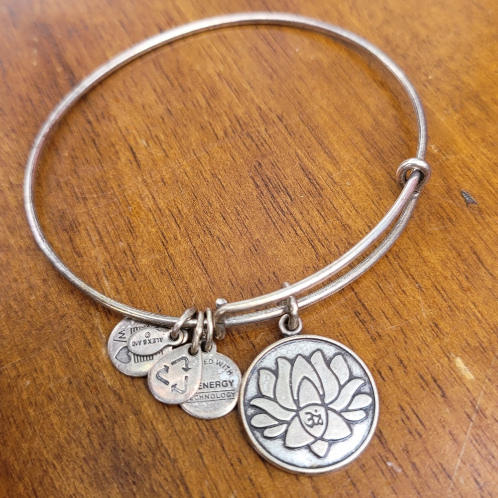 Alex and Ani Lotus Bangle Bracelet